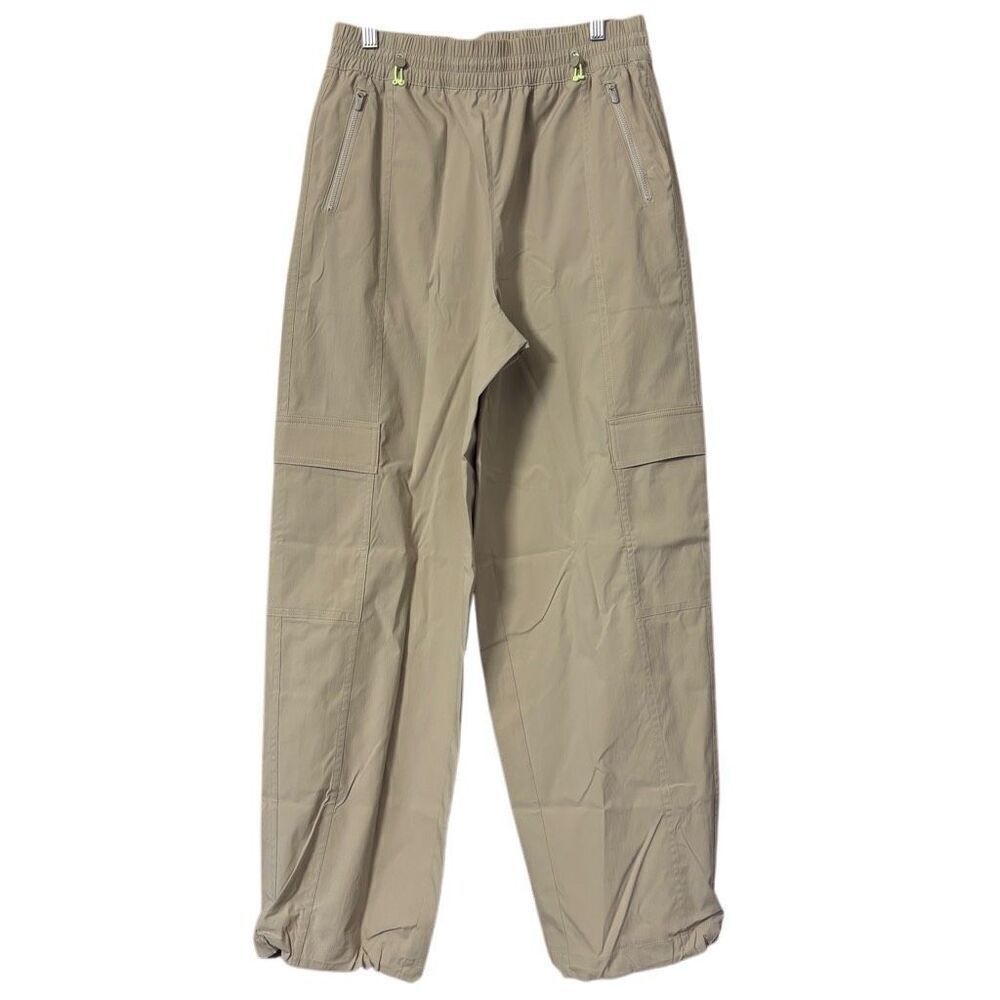 Athleta cascade cargo poplin pant oak lightweight breathable small NWOT